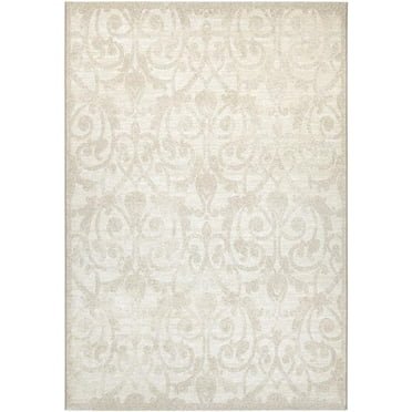 Couristan Marina Collection Rimini Rug 5 by 8-Feet Pearl/Champagne Couristan Marina Collection Rimini Rug 5 by 8-Feet Pearl/Champagne